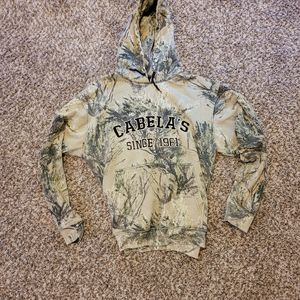 Cabela's open country mossyoak camo sweatshirt